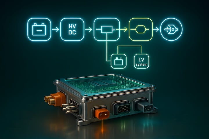 EV Power Electronics Control Unit. Image used courtesy of Adobe Stock
(licensed).