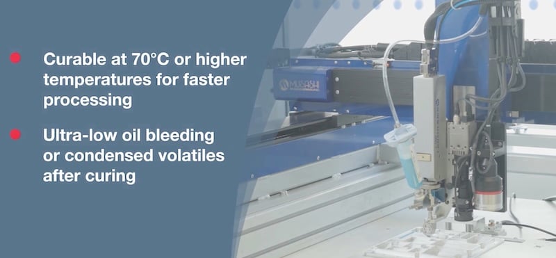 DOWSIL TC-3120 thermal gel supports automated dispensing.