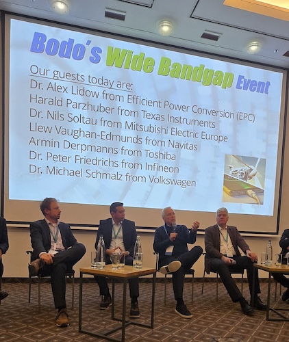 Panel discussion speakers at Bodo’s Wide Bandgap forum