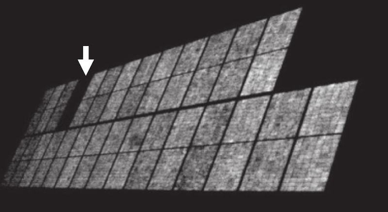 Newer techniques, like daylight electroluminescence, can provide
insights into solar array performance.
