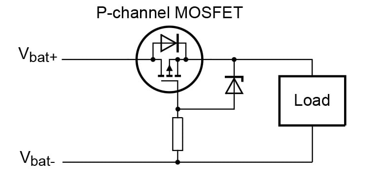 Using a Schottky diode to implement RBP