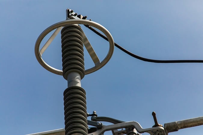 An example of an anti-corona ring.