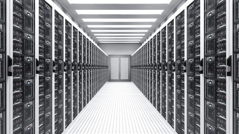 Inside an AI data center
