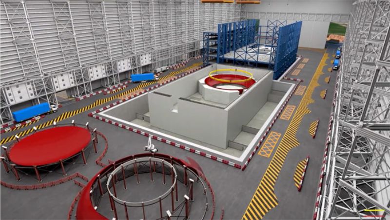 Inside a small modular nuclear reactor